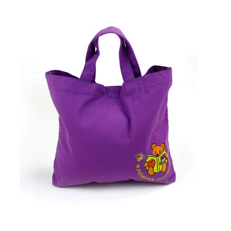 2018新款小清新文艺学生帆布购物袋来图来样定做