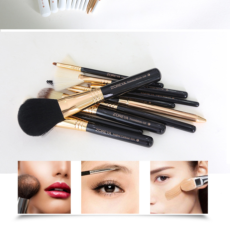 Makeup Brush Set 10 Nylon Hair Makeup Set Brushes High-end Makeup Tools Wholesale Nihaojewelry display picture 2