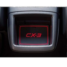 适用于马自达CX-3门槽垫 水杯垫 储物垫 CX-3汽车防滑垫Non-slip