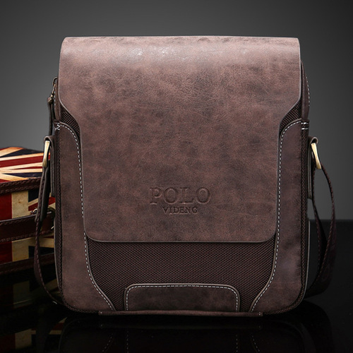 Men's bag nylon with leather men's backpack matte cowhide men's shoulder crossbody bag Taobao AliExpress foreign trade