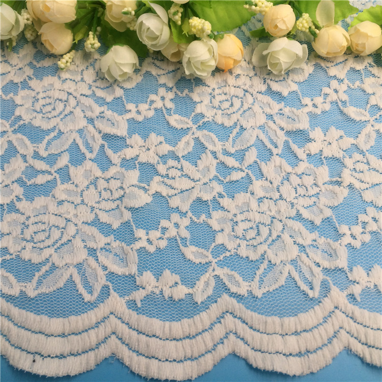 弹力蕾丝面料压纱厚款淘宝连衣裙打底衫背心蕾丝现货批发