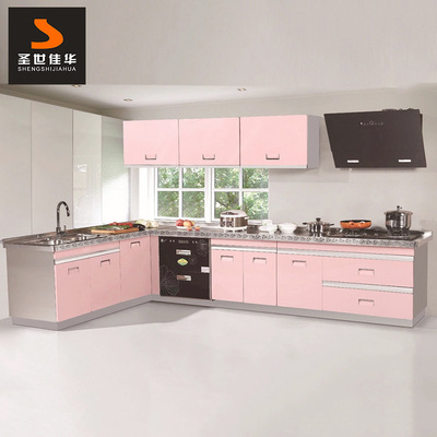 简易现代家具 整体橱柜 厨房橱柜 组合橱柜  厂家直销