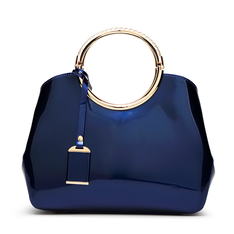Patent Leather Glossy Handbags Women's Shoulder Messenger Bag