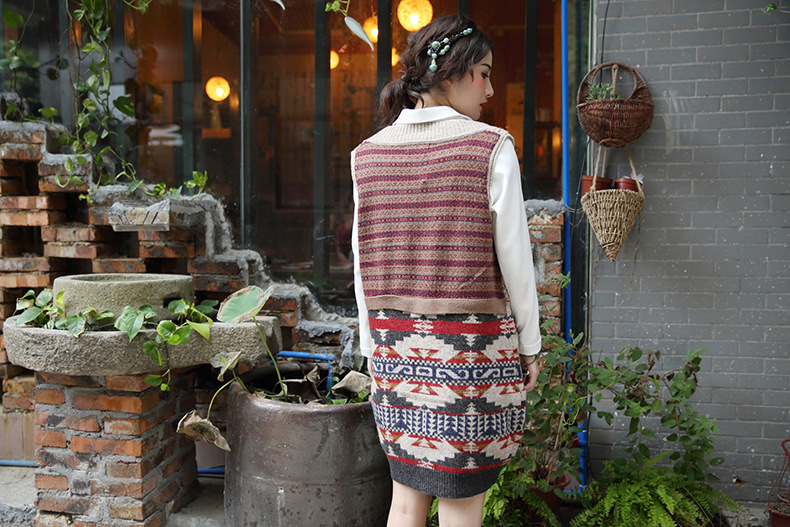 Gilet femme YAN GUANG en Tricot - Ref 3317593 Image 10