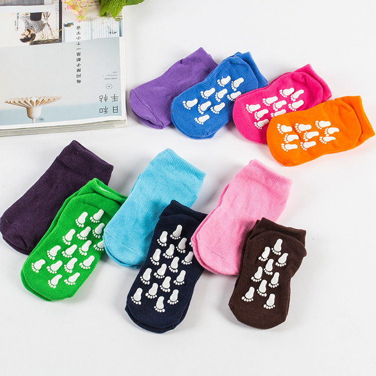Children's socks floor socks early education Park Boys Girls silicone non-slip cotton yoga socks size size Training Center