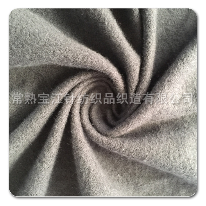 【竹节毛圈拉绒布】粗针色织毛圈布 竹节卫衣布 针织时装面料