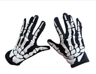 Skull Pattern Sewing Craft Halloween Skull Cloth Party Costume Props
