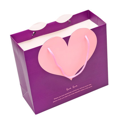 【厂家定制】优质白卡纸包装纸袋定做 服装手提袋 礼品购物袋批发