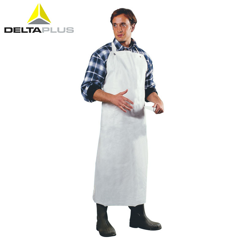 批发代尔塔405035防化围裙 PVC防水劳保围裙 防尘防化学品围裙