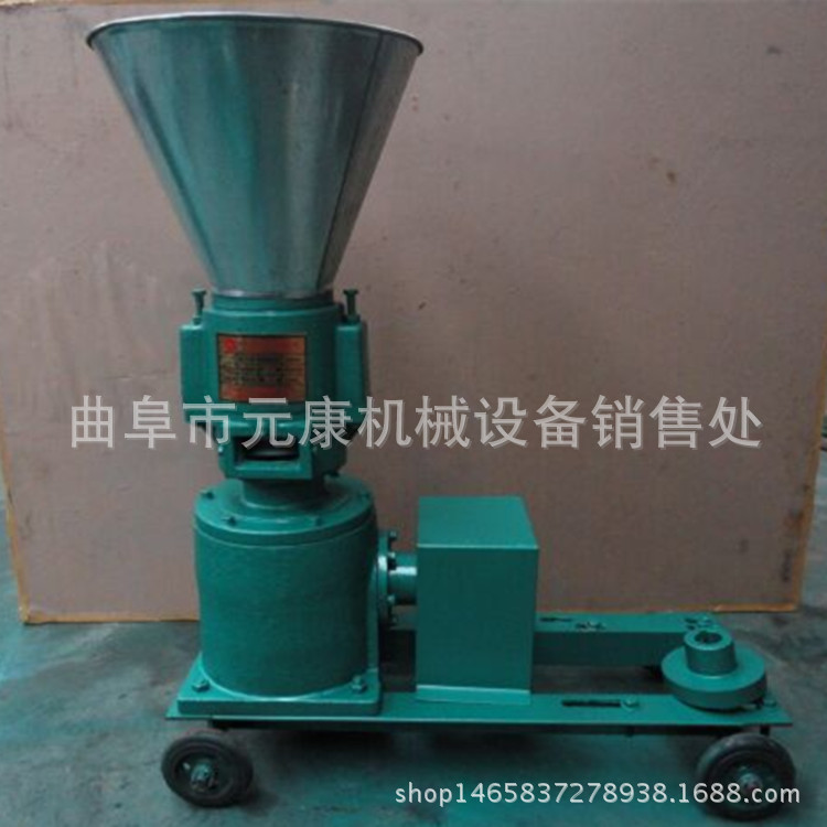 供应玉米秸秆饲料颗粒机 环模颗粒制作机简单方便