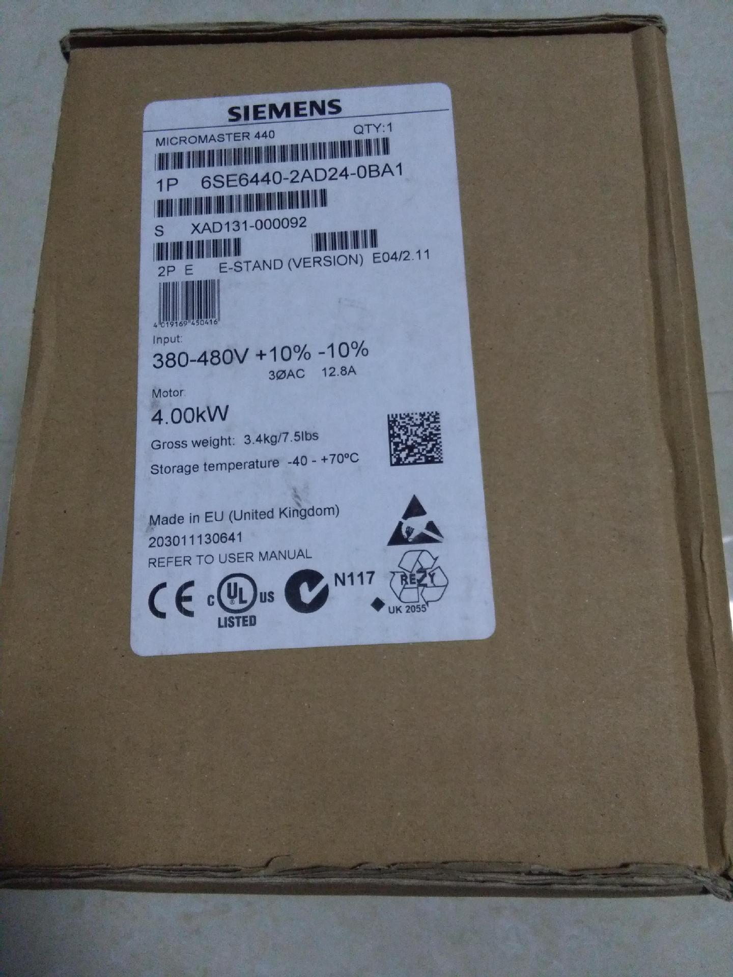 ԭװM440Ƶ 6SE6 440-2AD24-0BA1 380V 4KW ˲