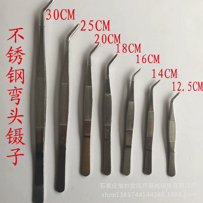 Tweezers stainless steel, increased thickness