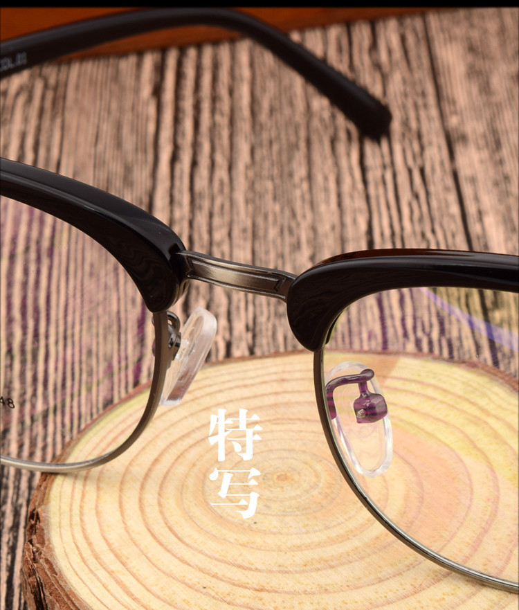 复古圆形平光镜 同款超轻近视眼镜框 小清新框架镜眼镜13