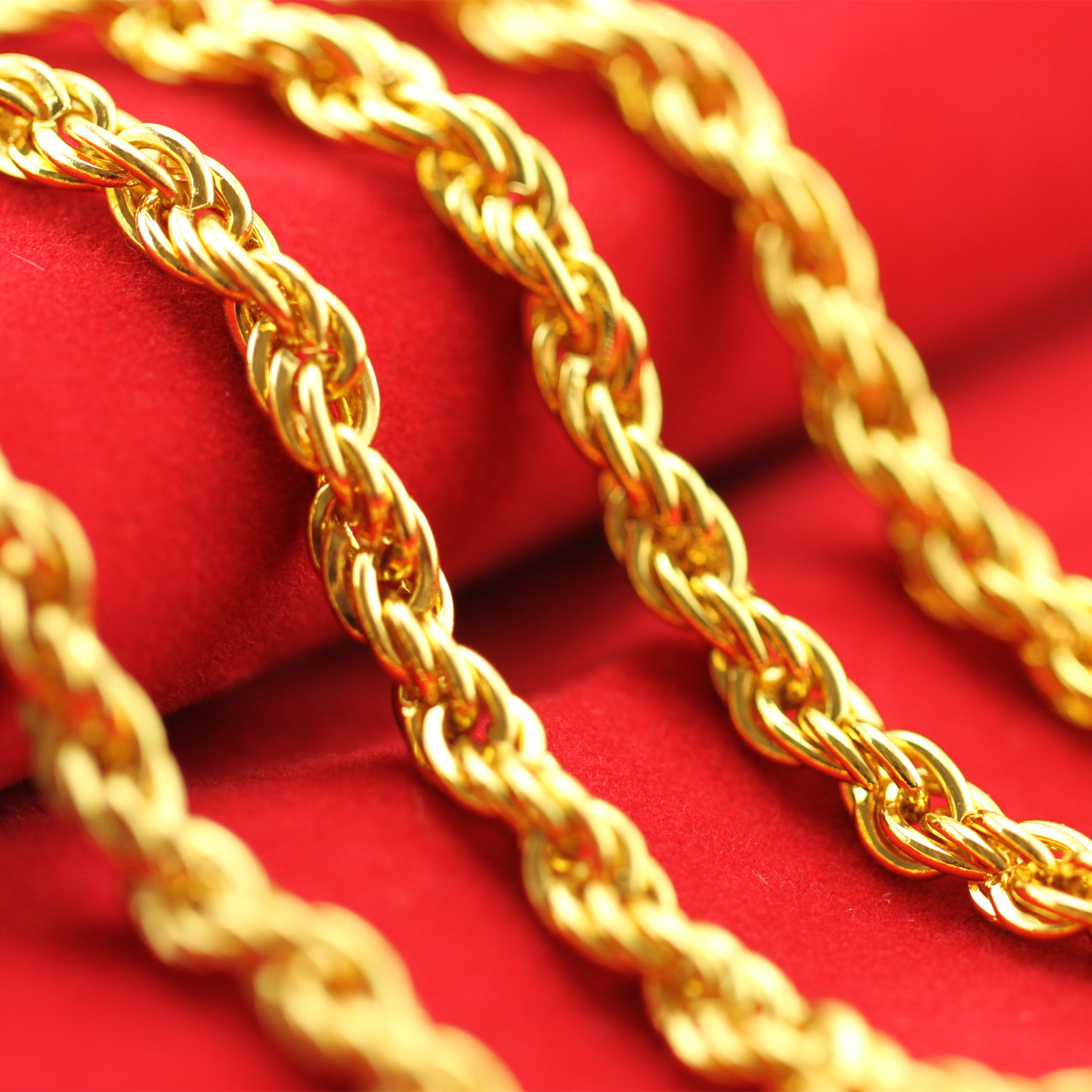 厂家直批18K金项链可调节肖邦链彩金黄金玫瑰金项链吊坠配链au750-阿里巴巴