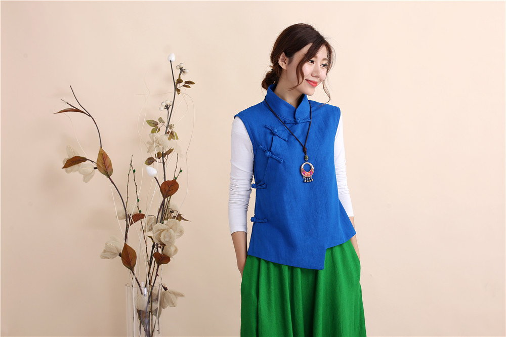 Gilet femme MA FAN TISSU en Chanvre - Ref 3316987 Image 36