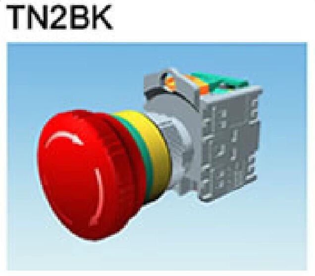 Taiwan TEND TEND 22MM Speed ​​Stop button switch TN2BKR1A1B emergency stop switch urgency stop button