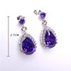 Fashionable shiny earrings, factory direct supply, Korean style, bright catchy style, wholesale