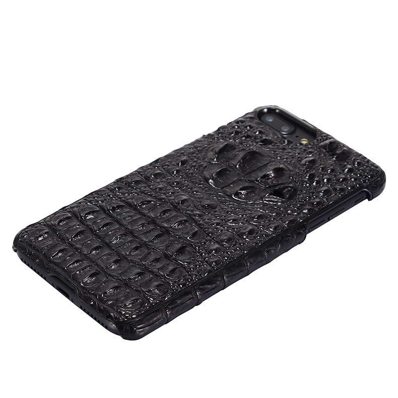 i-idea Handmade Luxury Genuine Real Crocodile Skin Leather Case Cove for Apple iPhone 7 Plus & iPhone 7