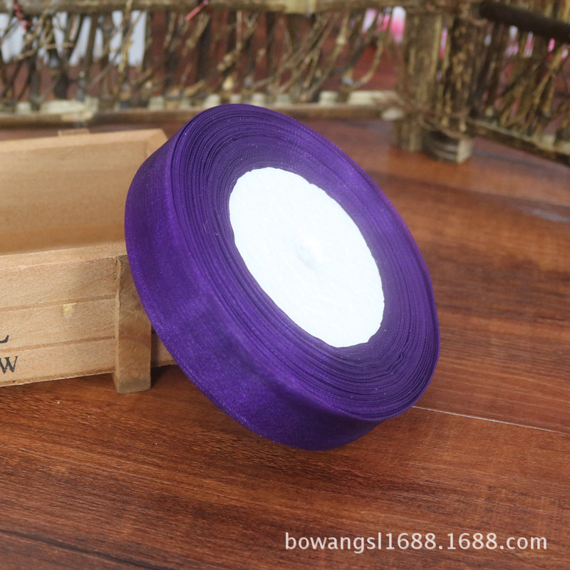 2,5 cm cinta de nieve al por mayor regalo flor hornear decoración cinta hecha a mano DIY cinta decoración de la boda multicolor