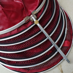 漁具批發 魚護塗膠漁具 不鏽鋼鋁合金萬向定位漁護網