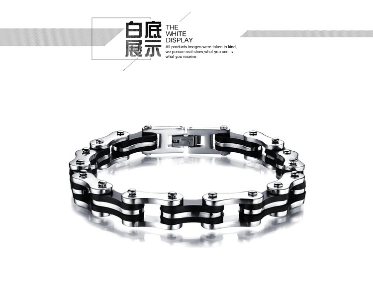 Korean Simple Titanium Steel Bracelet display picture 12