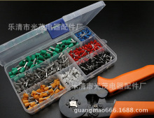 廠家直銷600PCS組套冷壓接線端子/管型端子鉗子/歡迎洽談