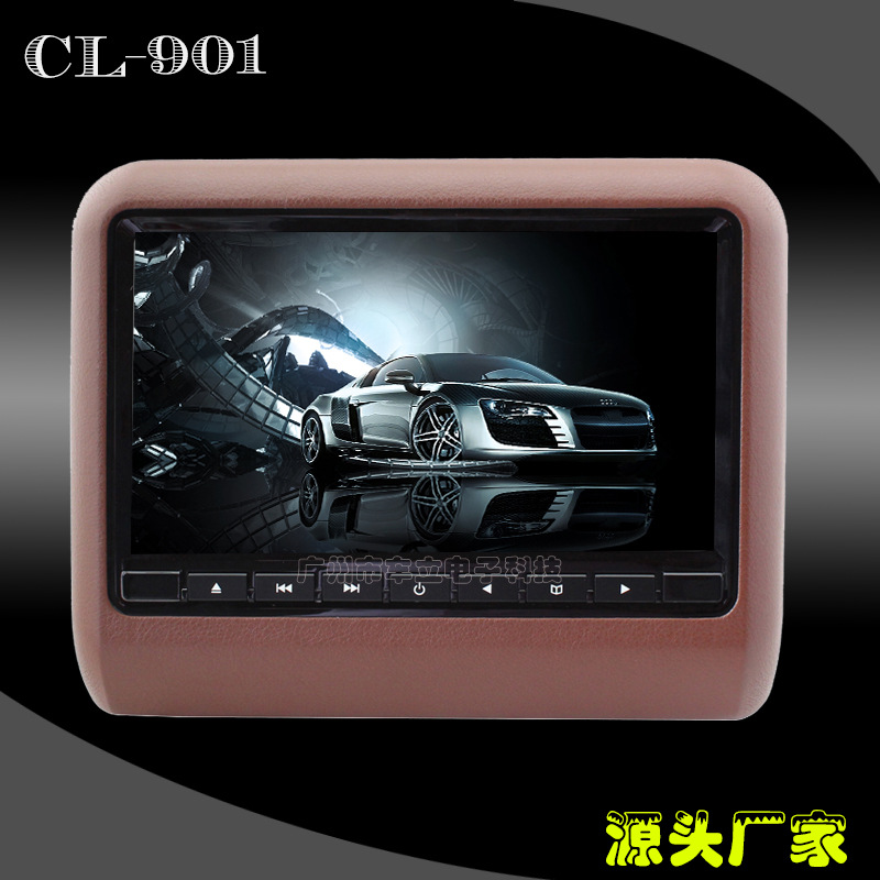 Car Headrest dvd monitor Plug-in Headrest monitor 9 inch vehicle Plug-in high definition Headrest dvd 01