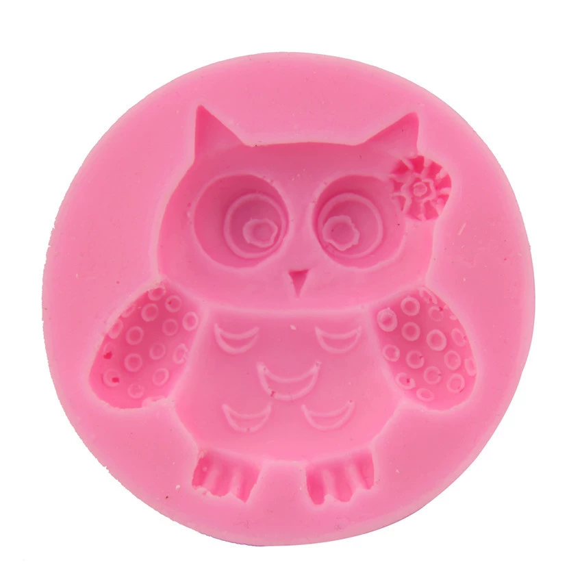 Fondant, acrylic mold, direct factory sales, owl, handmade