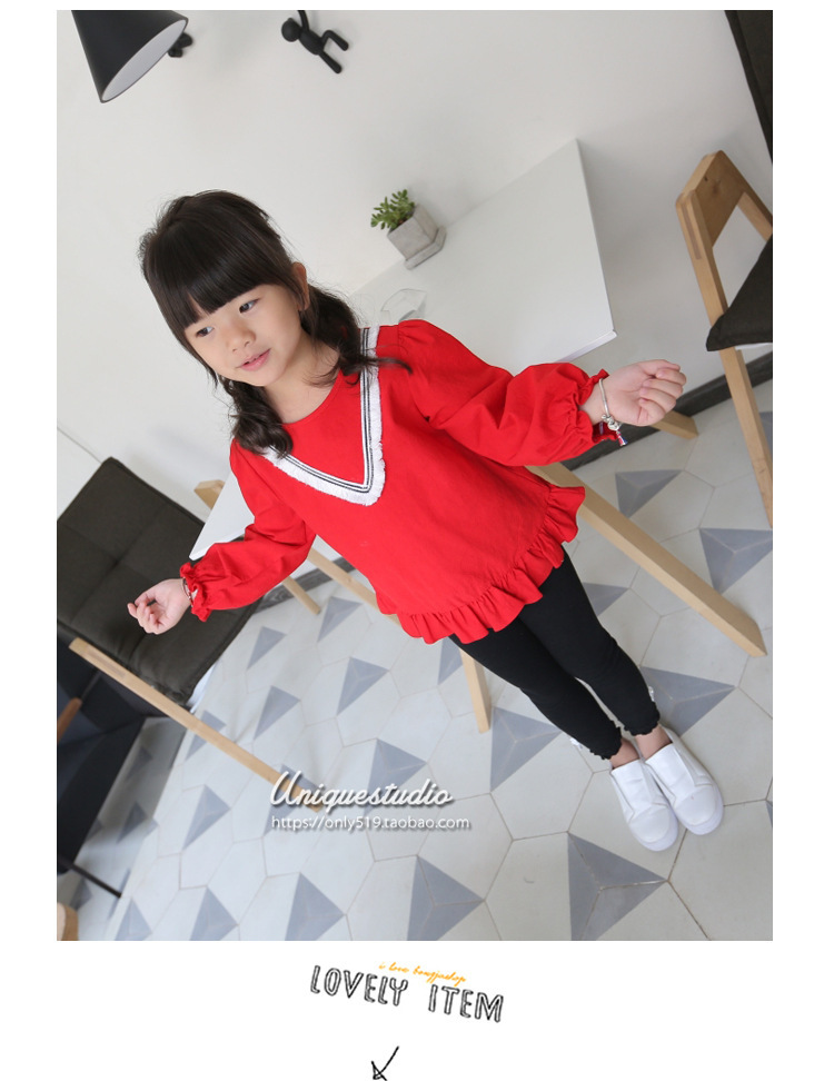 Chemise fille à manche longue - Ref 2087263 Image 12