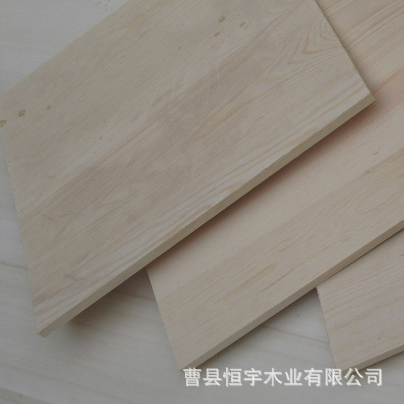 实木板材 樟子松木直拼板可碳化烧色九厘板原木板薄木板木板片