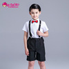 Dress, school flower boy costume, children's black suit, trousers, overall