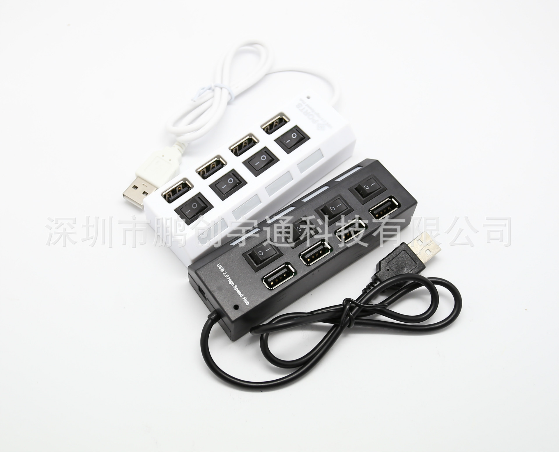 排插式 USB HUB2.0 一分四分线器 4口USB分线器 USB集线器-阿里巴巴