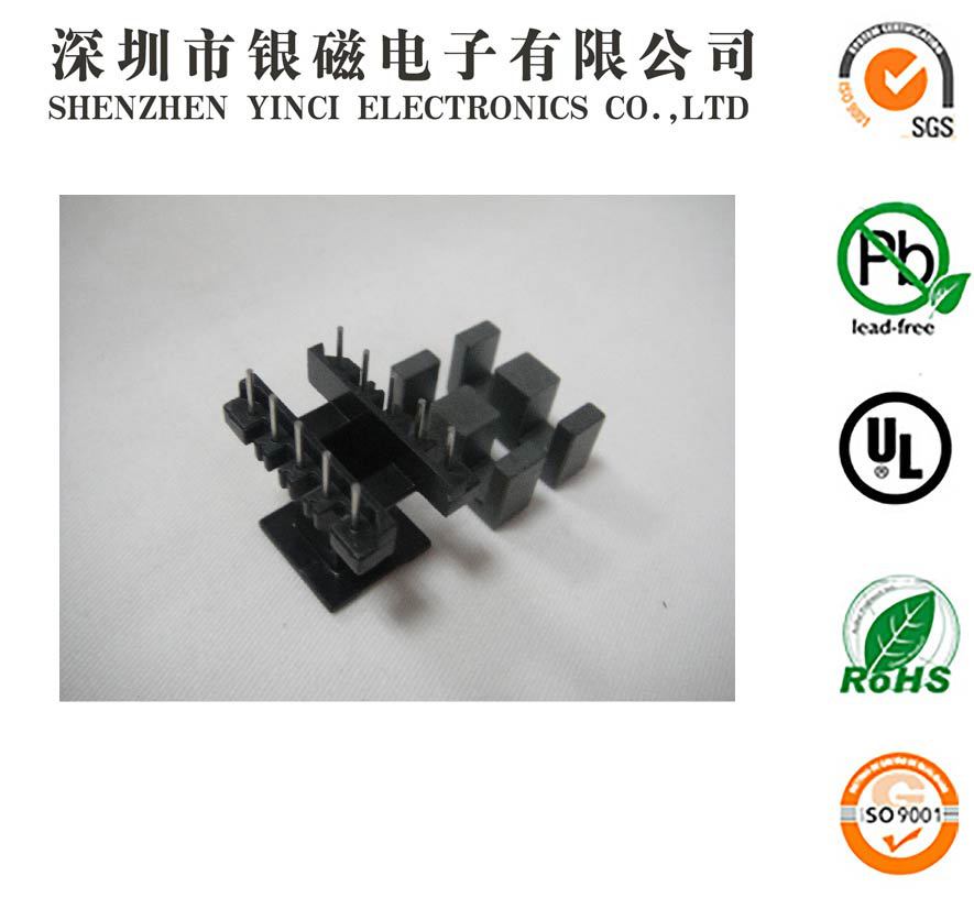 YC-EF-2512 5+5P骨架配EF25磁芯变压器、电感线圈、塑胶骨架，