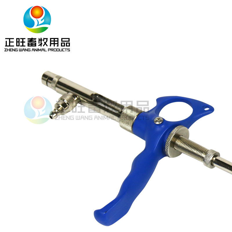 HAIMUXING 121 inyector continuo ajustable para aves de corral vacuna de pollo veterinario inyector continuo de 1 ml vacuna