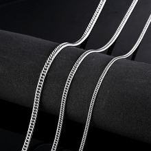 藏神韩国项链批发 时尚钛钢项链 简约锁骨链 机织链条 厂家现货