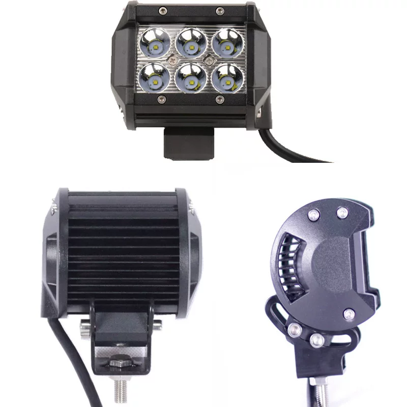LED rectangular lamp, off-road ceiling light, headlights, 18W