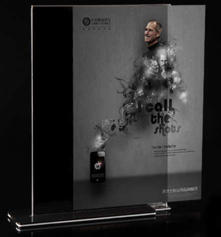 亚克力台卡台牌抽拉式台签A4竖式A5餐牌台牌有机玻璃插卡式桌牌