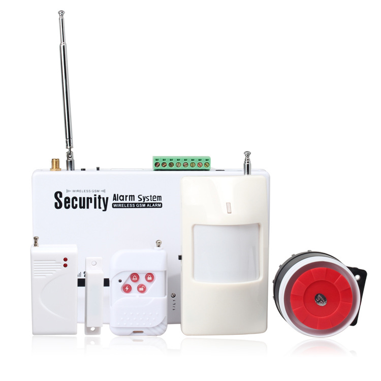 GSM无线家用防盗报警器 红外线报警器 智能无线防盗报警器