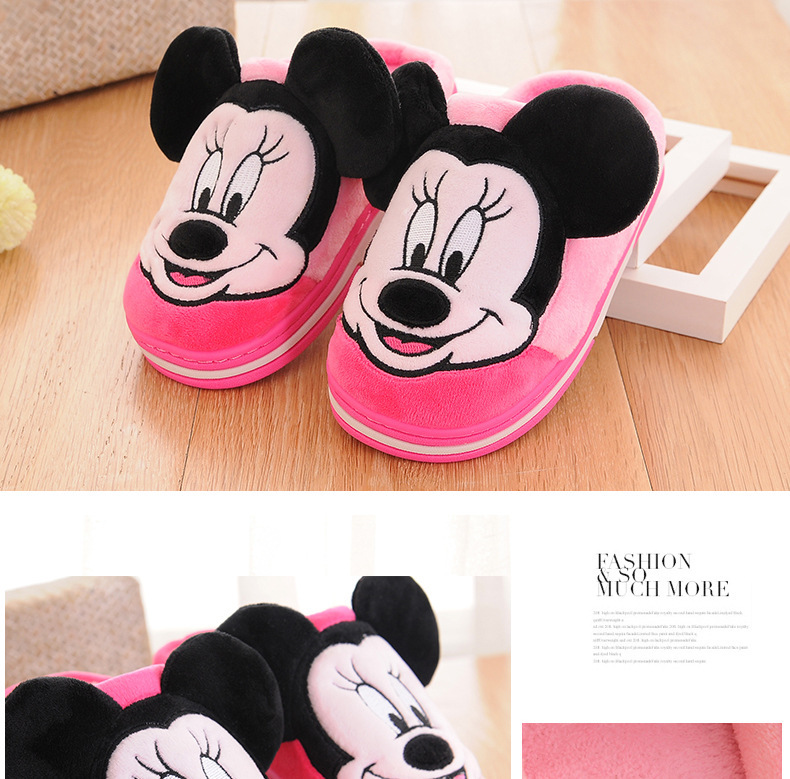 Pantoufles enfants en suède pour hiver - semelle plastique - Ref 1008207 Image 18