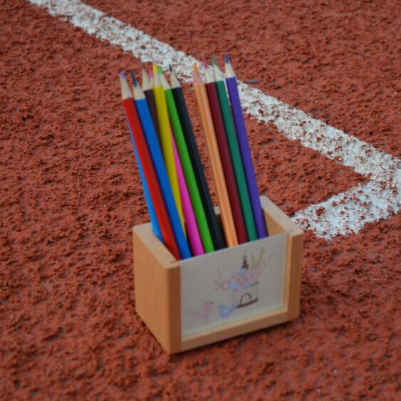 Marco de madera caja de escritorio caja de almacenamiento caja de tarjetas de visita caja de madera fábrica directa