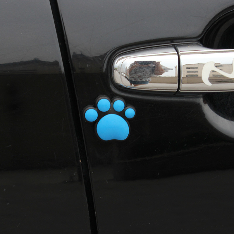 汽車防撞貼保護(hù)貼車門裝飾貼門邊防擦撞貼 熊掌個(gè)性隨意貼BYS-213