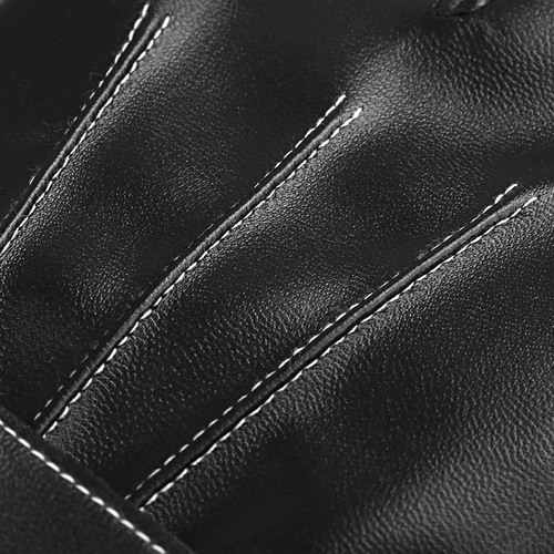 Warm and velvet autumn touch screen windproof motorcycle driving and riding outdoor Korean version three-line winter leather gloves