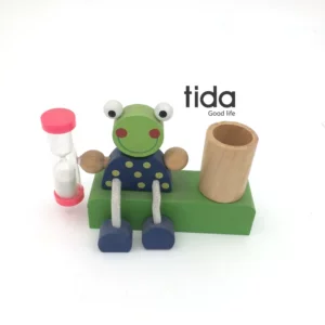 Деревянная мультяшная игрушка, (в наличии на складе), DIY, песочные часы, с печатью вашего логотипа