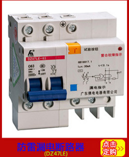 詳情頁推薦產品-防雷漏電斷路器DZ47LE