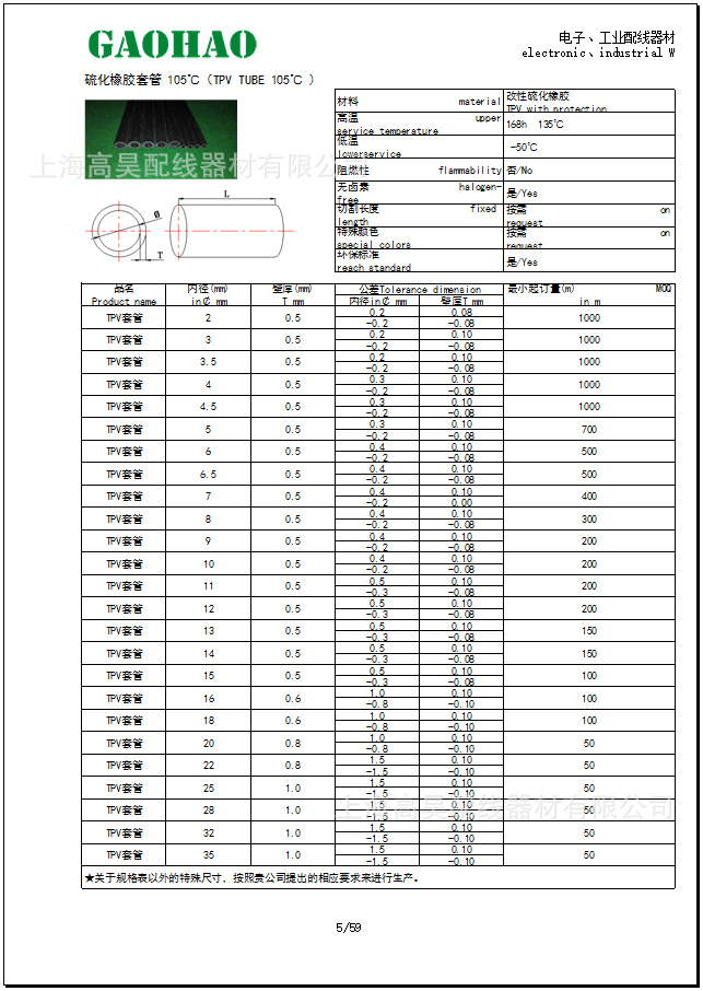 TPV套管