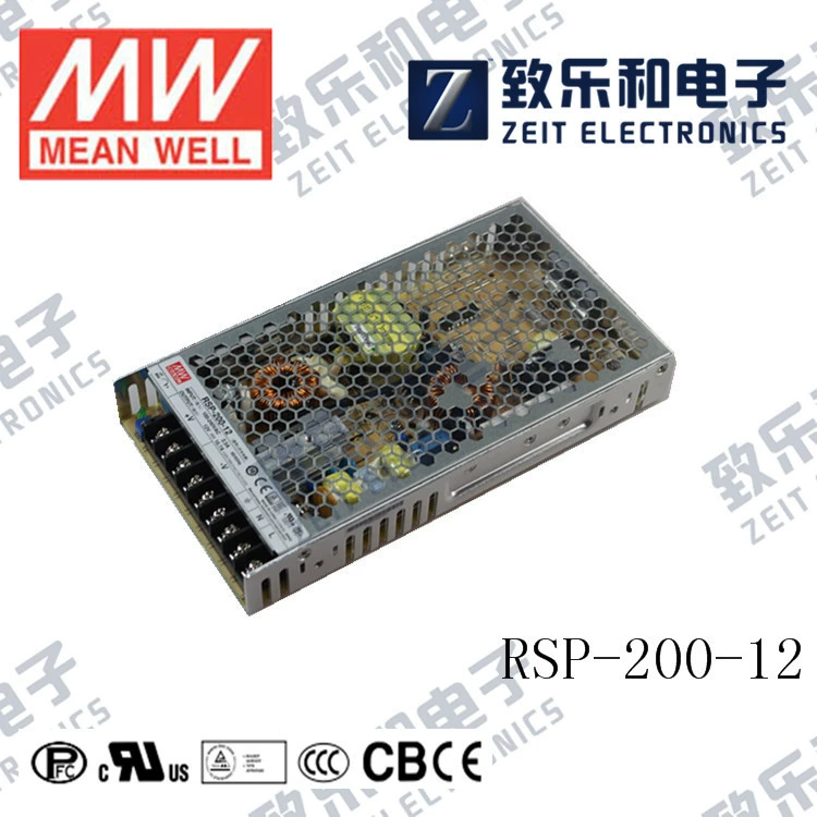 Тайвань Mingwei RSP-200-12 200 Вт 12 В 16,7 A PFC импульсный блок питания