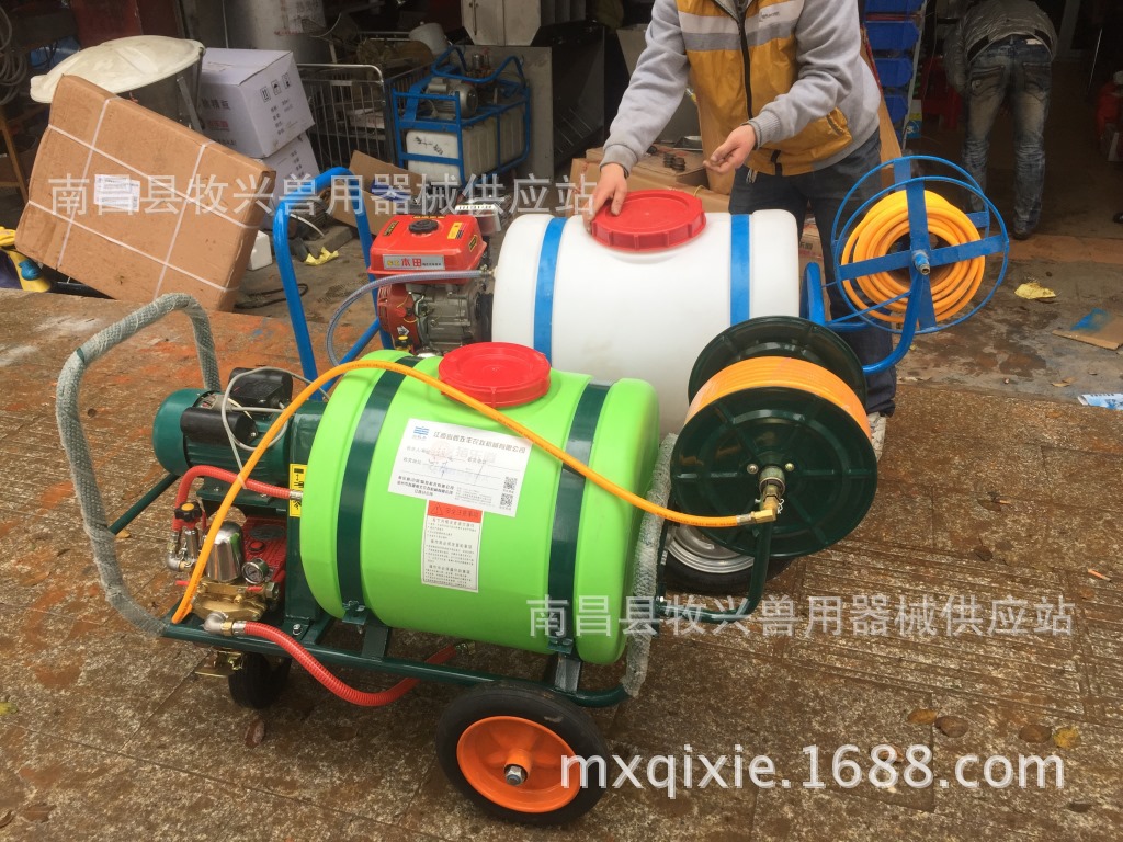 汽油机移动消毒车江西园林绿化打药车消毒机养殖场消毒清洗机专业