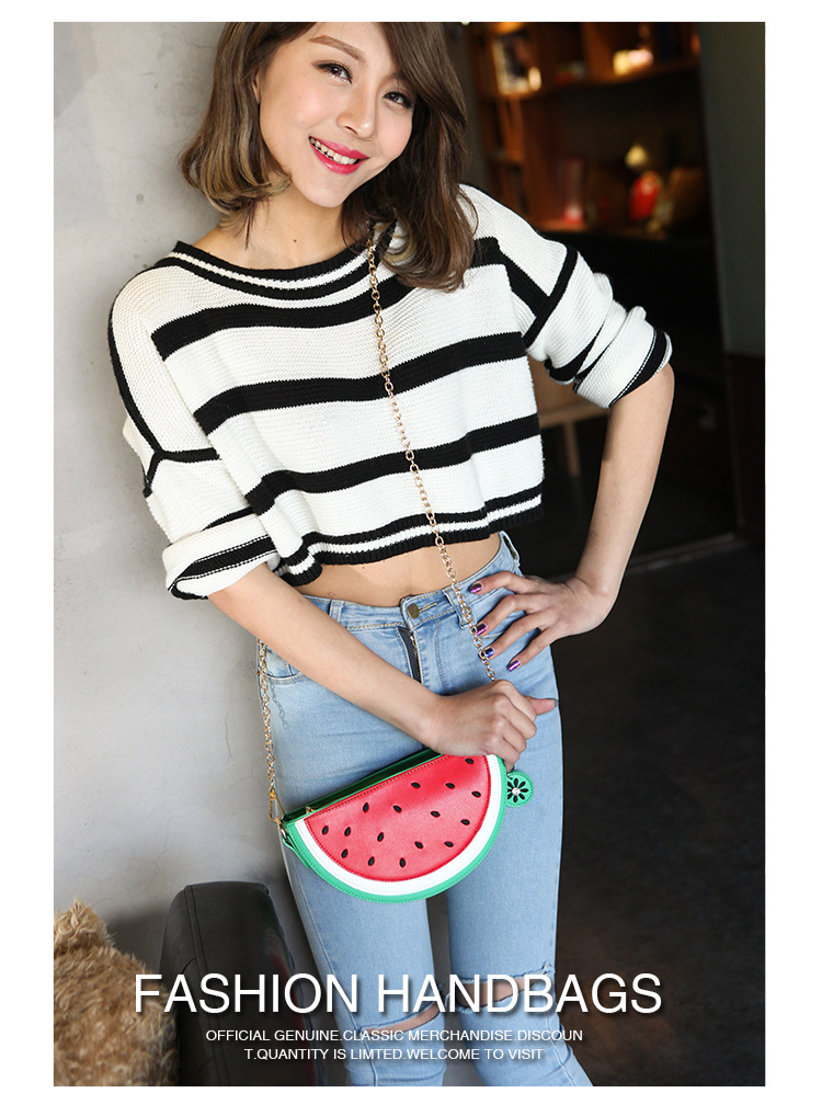 Cartoon Fruit Chain Shoulder Bag display picture 43