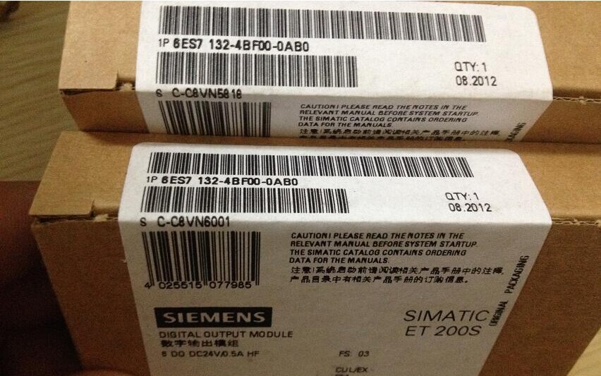 6ES7132-4BF00-0AB0西门子ET200S模块8DO  6ES7 132-4BOO-OABO