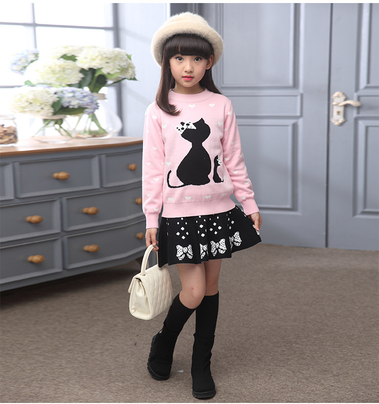 Jupe fillette en laine - Ref 2050169 Image 31